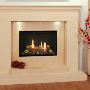 Small Azure Infinity Gas Fire